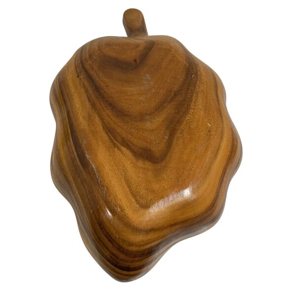 LARGE Beautiful Monkeypod Wood Serving Bowl Coffee Table Decor Vintage - Picture 6 of 13